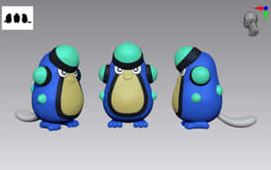 Three Palpitoad Wallpaper