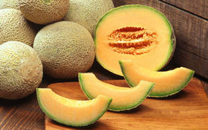 Three Pieces Cantaloupe Wallpaper