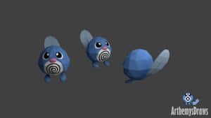 Three Poliwag Pokemon Wallpaper