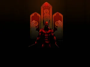 Three Tapestries Daredevil Abstract Wallpaper