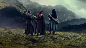 Three Uncomfortable Vagabonds Wallpaper