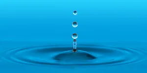 Three Water Droplets Wallpaper
