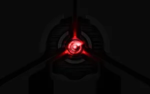 Three-winged Futuristic Technology Wallpaper