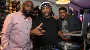 Three Wings Of The Iconic Hip Hop Group De La Soul Wallpaper