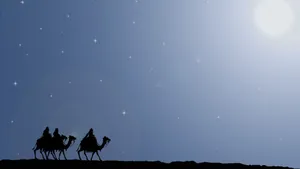 Three Wise Men Journey Wallpaper