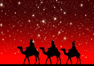 Three Wise Men Journey Wallpaper