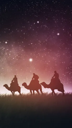 Three Wise Men Journey Wallpaper
