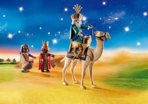 Three Wise Men Journey Wallpaper