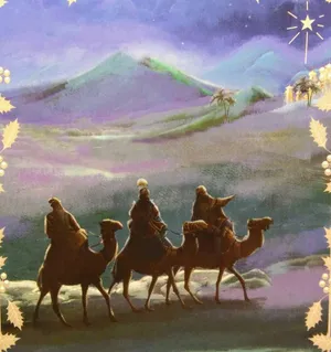Three Wise Men Journey Wallpaper