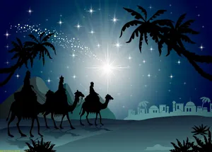 Three Wise Men Journey Wallpaper