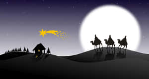 Three Wise Men Journey Wallpaper