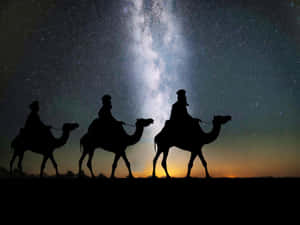 Three Wise Men Journey Wallpaper