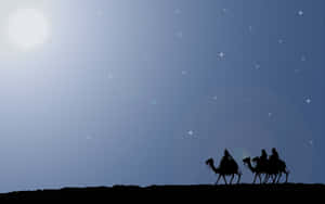 Three Wise Men Journey Wallpaper