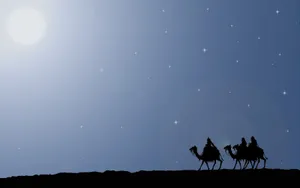 Three Wise Men Journey Wallpaper