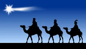 Three Wise Men Journey Wallpaper