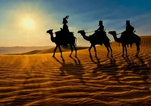 Three Wise Men Journey Wallpaper