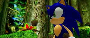 Thrilling Adventure In Sonic Green Forest Wallpaper