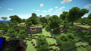 Thrilling Adventures In Minecraft Survival Mode Wallpaper