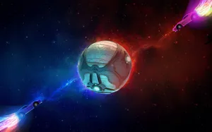 Thrilling Arena Action In 4k - Rocket League Wallpaper