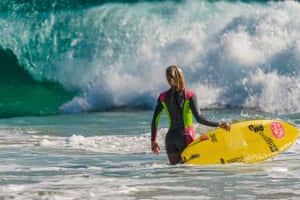 Thrilling Beach Water Sports Adventure Wallpaper