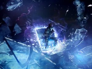 Thrilling Fantasy Battle In Gwent The Witcher Card Game Wallpaper