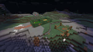 Thrilling Minecraft Survival Adventure Wallpaper