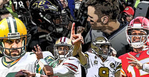 Thrilling Nfl Playoffs In Action Wallpaper