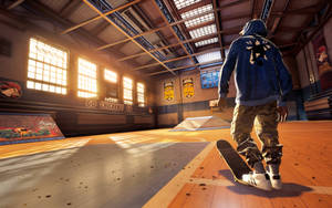 Thrilling Skateboarding Adventure With Tony Hawk Wallpaper