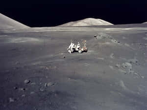 Thrilling Space Mission In Progress Wallpaper