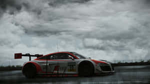 Thrilling Speed In Action - Racing Game Experience Wallpaper