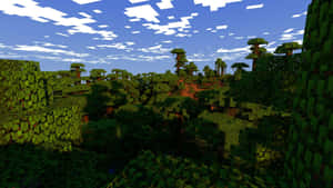 Thriving In The World Of Minecraft Survival Wallpaper