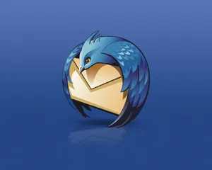 Thunderbird Email Client Logo Wallpaper