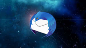 Thunderbird Email Client Space Background Wallpaper
