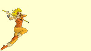 Thundercats' Cheetara In Power Stance Wallpaper