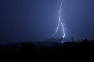 Thunderstorm In Wilderness Wallpaper