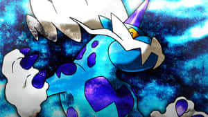 Thundurus Blue Smoke Effect Wallpaper