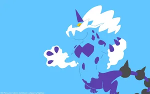 Thundurus Minimalist Art Wallpaper
