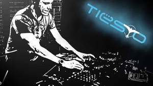 Tiesto Digitized Fan Art Wallpaper