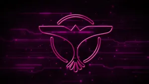 Tiesto Logo In Purple Wallpaper
