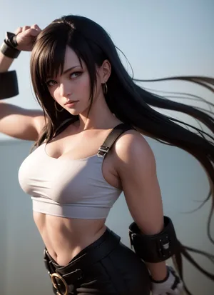 Tifa Lockhart Cosplay Final Fantasy7 Remake Wallpaper