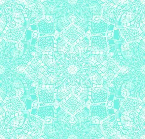 Tiffany Blue Lace Elegance Wallpaper