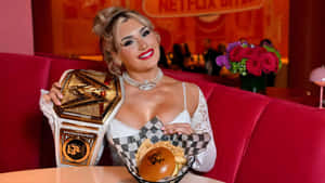 Tiffany Stratton Championship Celebration Wallpaper