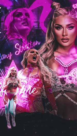 Tiffany Stratton Wrestling Star Wallpaper