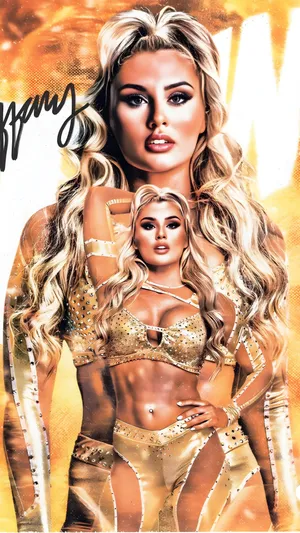 Tiffany Stratton Wrestling Star Wallpaper