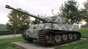 Tiger Tank Display Wallpaper