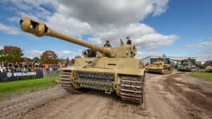 Tiger Tank In Action Wallpaper