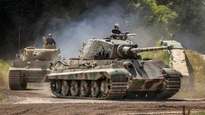 Tiger Tank In Action Wallpaper