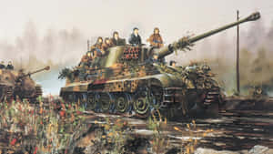 Tiger Tank In Combat Wallpaper