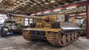Tiger Tank In Museum Wallpaper
