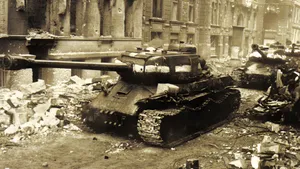 Tiger Tank In Urban Combat Wallpaper